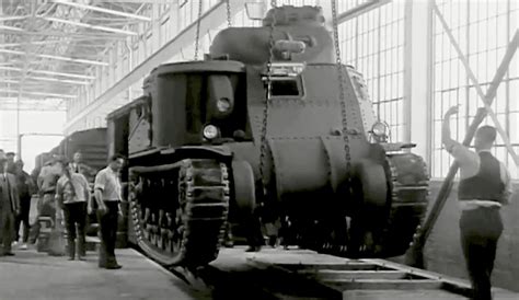 Detroit Arsenal Tank Plant Assembly Lines Of Defense Circa 1941