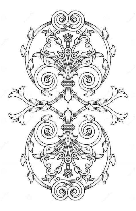 Vintage Baroque Ornament Stock Vector Illustration Of Baroque 282292362