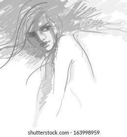 Scared Naked Woman Images Stock Photos Vectors Shutterstock