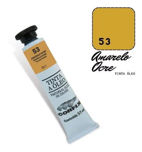 Tinta Óleo 37ml G1 053 Amarelo Ocre Corfix Parcelamento sem juros