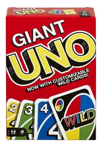 Uno Gigante Preço - Jogo De Cartas - Uno Gigante - De 2 A 10 Jogadores - Mattel ...