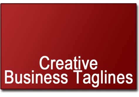 Write 3 creative business slogans/taglines by Inspiredlife | Fiverr