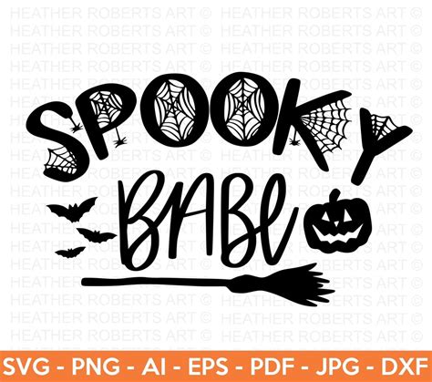 Spooky Babe Svg Cute Halloween Svg Halloween Shirt Svg Ghost Svg Halloween Costume Ghost