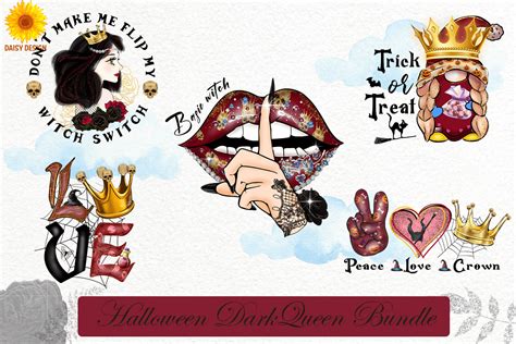 Halloween Dark Queen Bundle Graphic By Daisydesign · Creative Fabrica