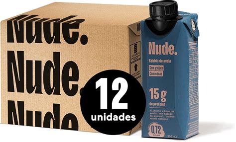 Pack Nude Bebida Proteica De Aveia Cacau Ml Unidades Amazon Br Alimentos E Bebidas