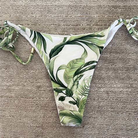 Monday Swimwear Swim Monday Swimwear Tropical Leaf Bikini Bottom Poshmark