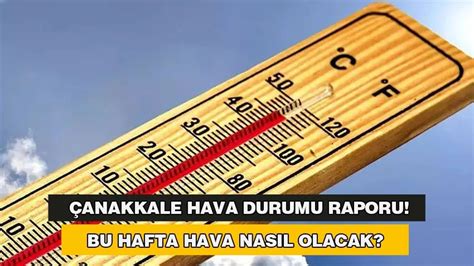 çanakkale Hava Durumu