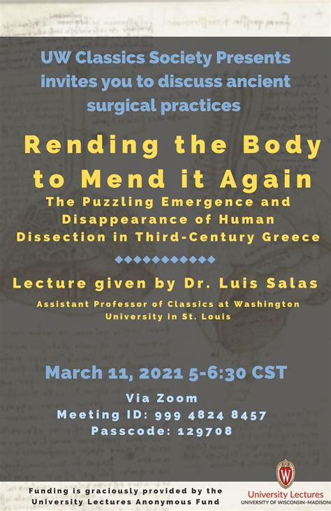 Classics Society UW Madison | Madison WI