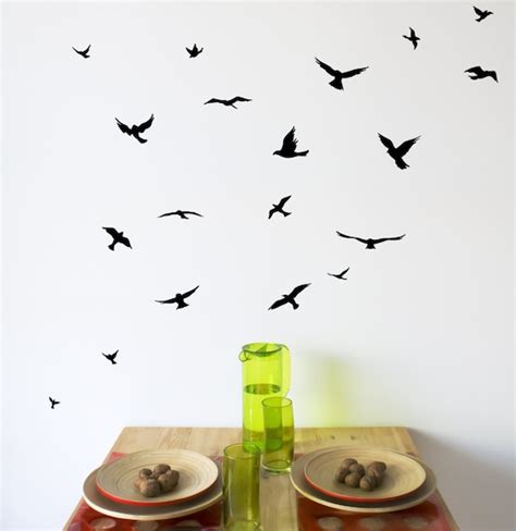 Flock Of Birds Wall Decal Etsy