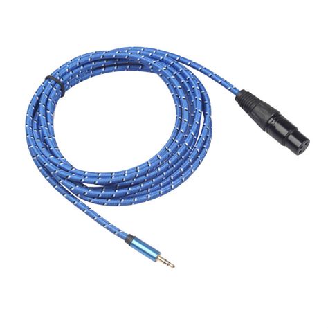 Microphone Wire Cord Xlr Female To 3 5mm Male Plug Audio Lead Microphones Cable 3 Meters