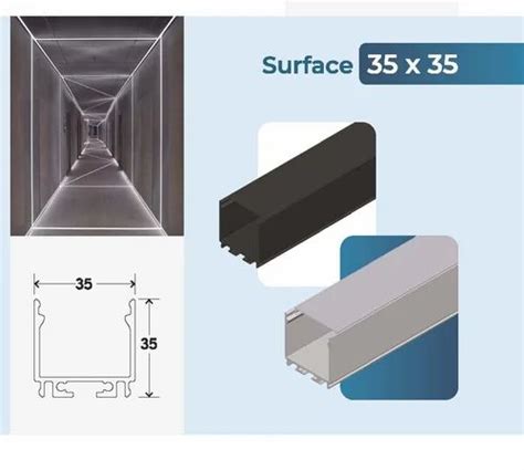 Aluminium X Mm Aluminum Led Linear Profile Surface For