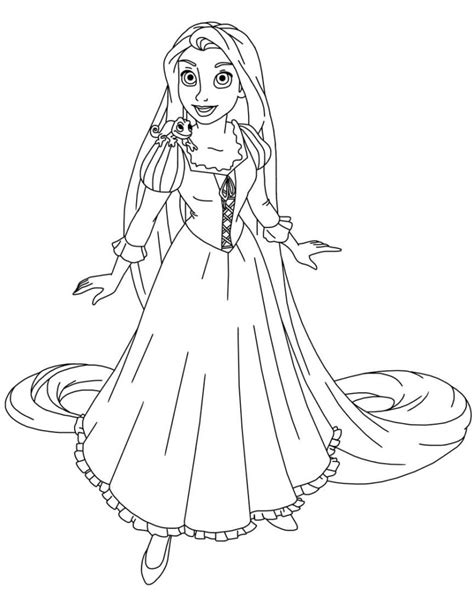 Dibujos Para Colorear De Rapunzel Hojas Imprimibles Gratis Off