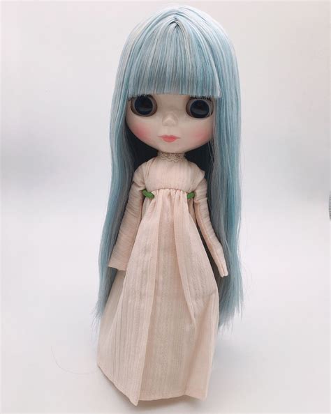 Free Shipping Colorful RBL J DIY Nude Blyth Doll Birthday Gift For Girl Color Big Eye