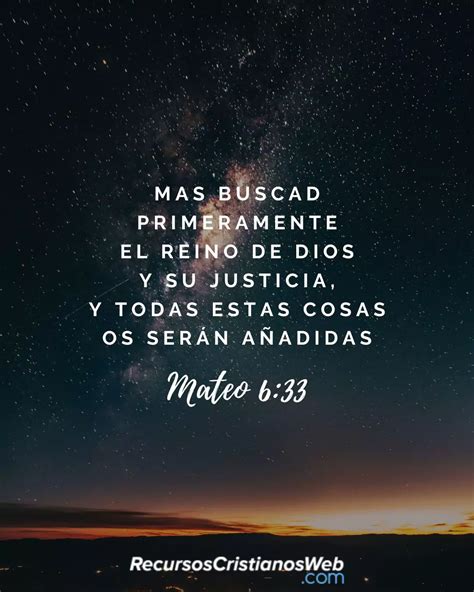 Mateo 6:33 Mas Buscad Primeramente el Reino de Dios