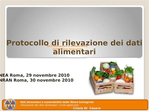 Ppt Stili Alimentari E Sostenibilit Delle Filiere Biologiche Stili