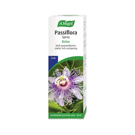 Passiflora Complex Relax Spray Fra A Vogel Naturlig Life