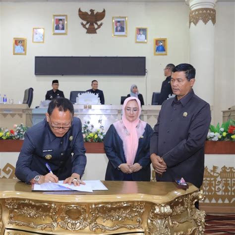 Dprd Tuba Gelar Rapat Paripurna Pengesahan Rencana Kerja Dprd Dan