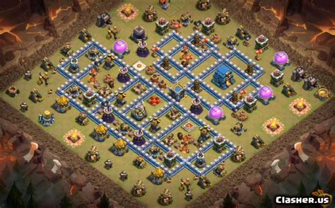 Town Hall 12 Th12 Wartrophy Base 636 With Link 7 2020 War