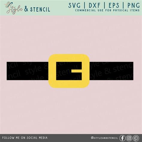 Santa Belt Svg Santa Belt Santa Svg Santa Hat Svg Etsy