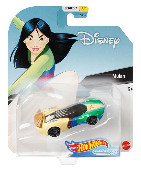 Hot Wheels Disnery Pixar Character Cars Series Mulan Vehicle Scale Walmart