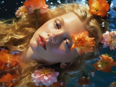Premium Ai Image Fashion Closeup Photo Of Blonde Ophelia