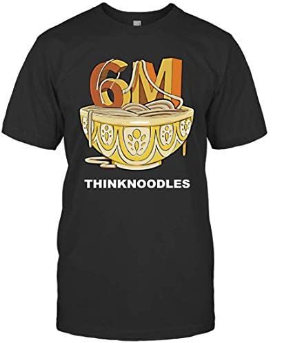 Vital_Apparel Thinknoodles Merch 6M Black Tee : Amazon.ca: Clothing ...