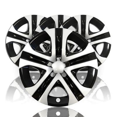 4 Silver Black 17 Hub Caps Full R17 Wheel Covers For 2013 2018