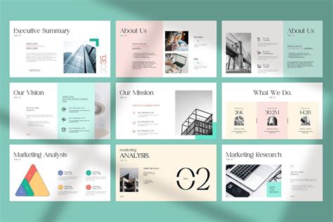 PoweredTemplate에서 CreativePresentationStudio의 Business Plan PowerPoint