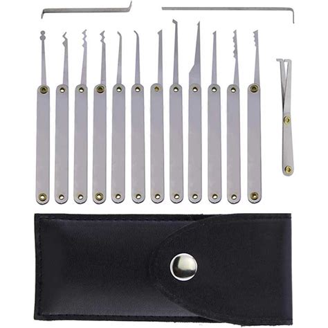 pieces lock pick set   pieces lock picking tools  pieces