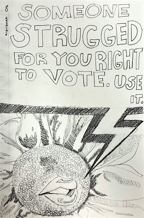 Aiga “get Out The Vote” Poster Design Behance