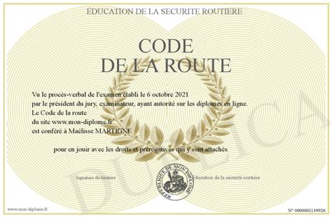 Code De La Route