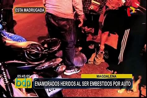 J Venes Resultan Heridos Tras Ser Embestidos Por Un Auto En Magdalena