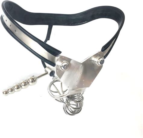 Chastity Belt Male Keuschheitsk Fig Mit Anal Butt Plug Metall Keuschheitsg Rtel F R Herren