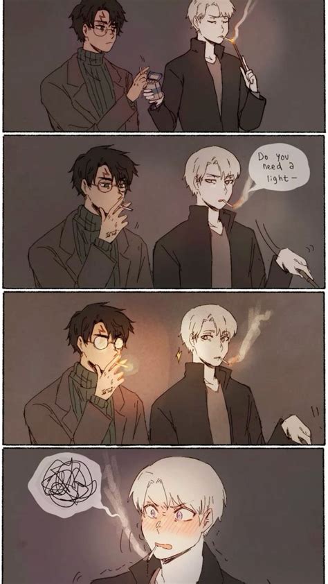 Pin by gabi on 𝐝𝐫𝐚𝐫𝐫𝐲 Harry potter comics Gay harry potter Harry potter anime