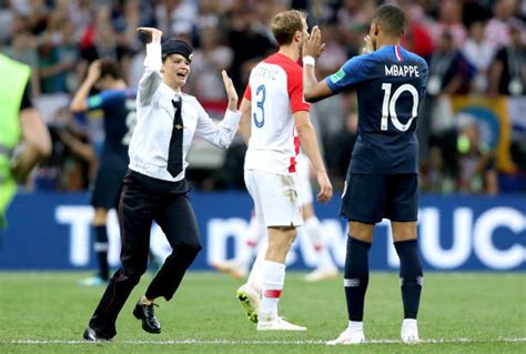 Hearts Of Truth A Member Of Pussy Riot High Fives Kylian Mbappe