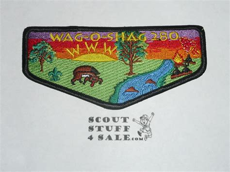 Order Of The Arrow Lodge 280 Wag O Shag S15 Flap Patch
