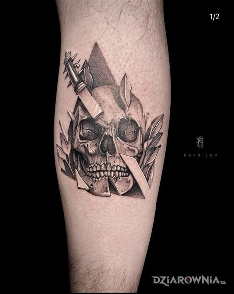 Tatua Skull Autor Blx Tattoo Dziarownia Pl