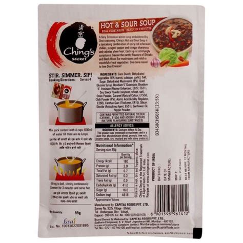 Ching S Secret Hot Sour Vegetable Soup G Jiomart