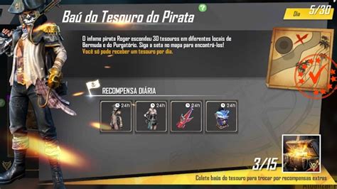 Dia Onde Encontrar O Ba Do Tesouro Pelo Mapa Do Free Fire Free