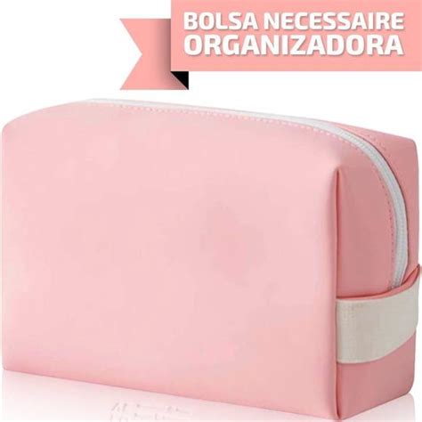 Bolsa Necessaire Frasqueira Organizador Maquiagem Higiene Gwen