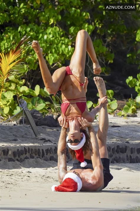 Izabel Goulart Sexy Seen With Kevin Trapp Showing Off Her Attractive Body In A Spicy Red Bikini