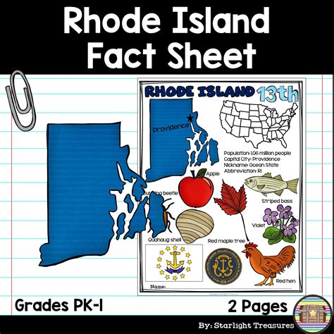 Rhode Island Fact Sheet - A State Study