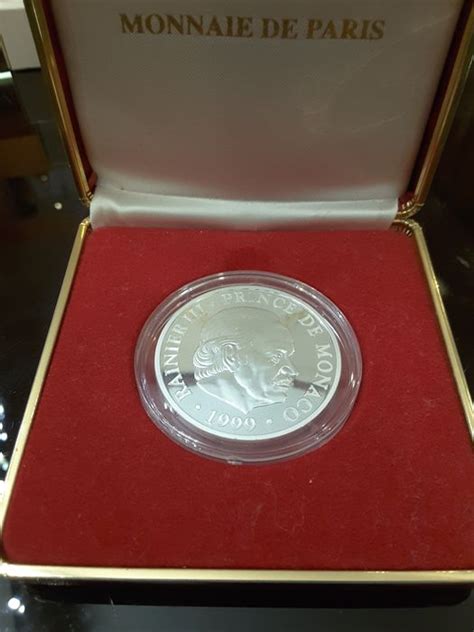 Monaco Silver Medal M Daille Ans De R Gne Du Prince Catawiki