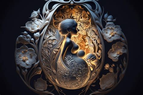 Premium Ai Image Pregnancy And Infant Loss Awareness Month October 15