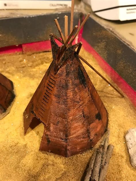 Free STL File Tipi For Native American Diorama 3D Printer Design To