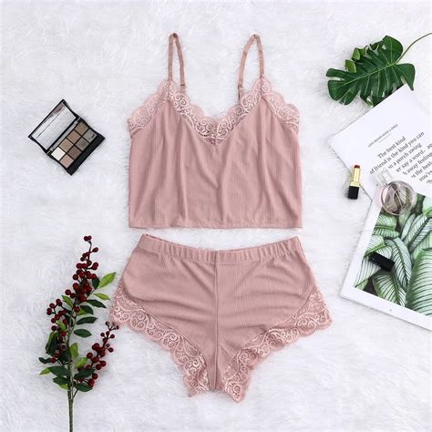Linha Fina Renda Lingerie Roupa Interior Pijamas Cal As Casaco Camisola De Dormir Roupa De Ver O