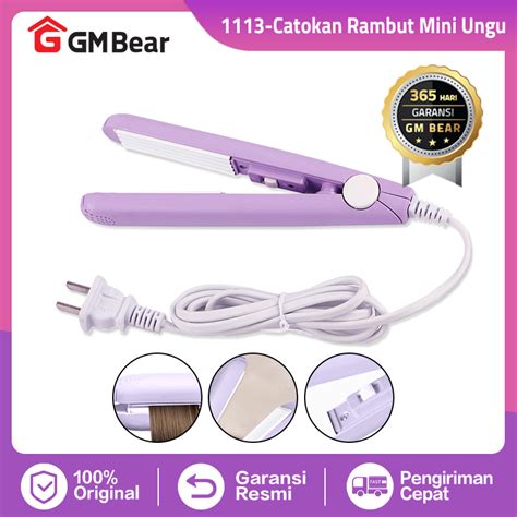 Jual Gm Bear Catokan Rambut Mini Mini Portable Hair Straightener