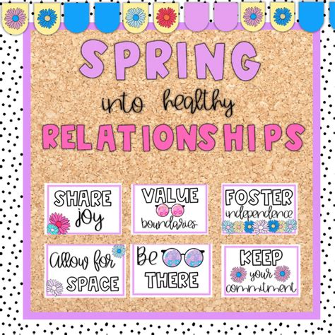 Spring Bulletin Board Banner Template