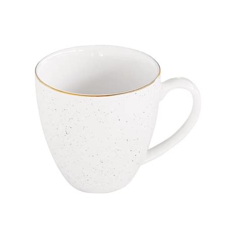 Кружка из фарфора «Artesanal» (белая) / Посуда для чая из фарфора ...