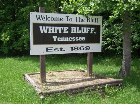 Geographically Yours Welcome: White Bluff, Tennessee